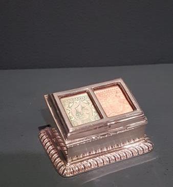 Silver Stamp Box
