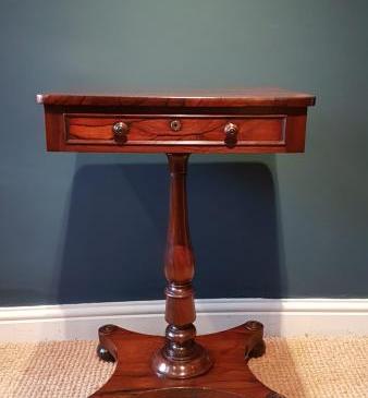 Regency Rosewood Lamp Table 