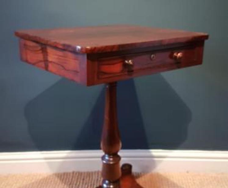 Regency Rosewood Lamp Table  - Image 4
