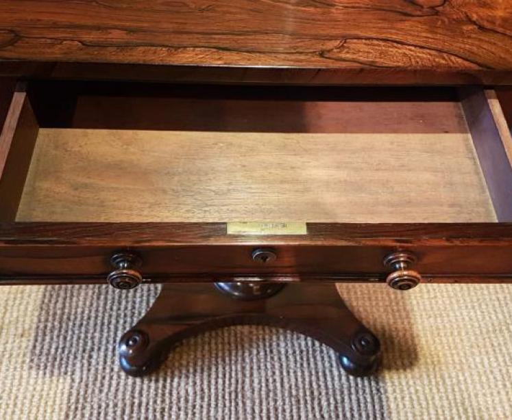 Regency Rosewood Lamp Table  - Image 7