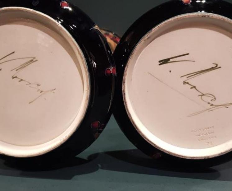 Impressive Large Pair of Moorcroft Pomegranate Vases - Image 4