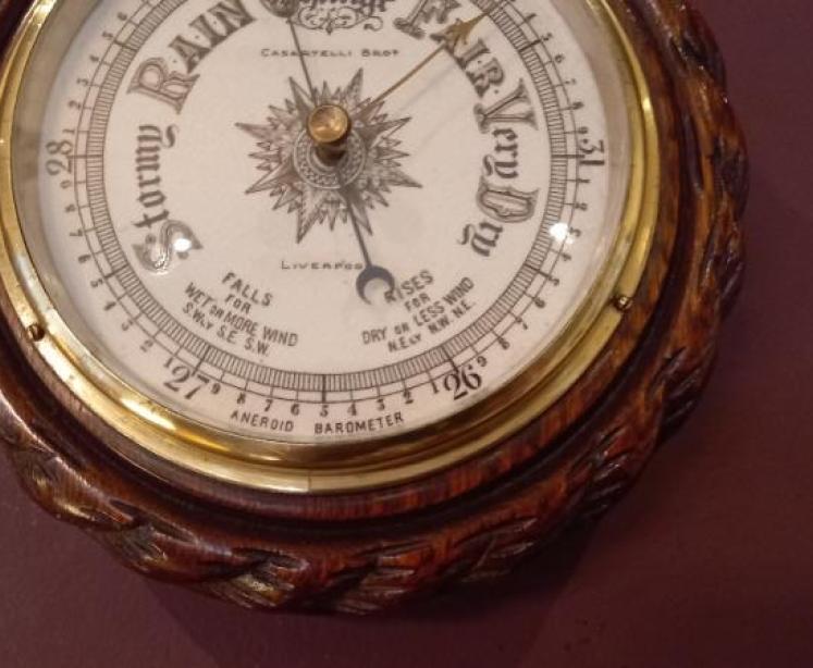 Antique Casatelli of London Ship's Barometer - Image 5