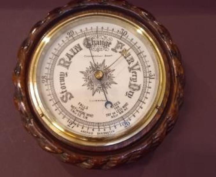 Antique Casatelli of London Ship's Barometer - Image 7