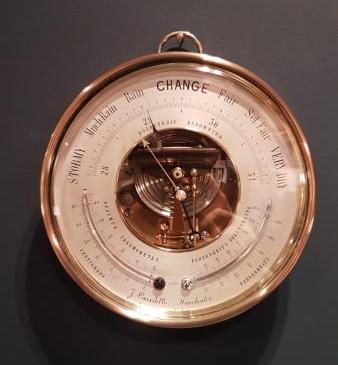 Fine Quality Skeletonised Marine Barometer