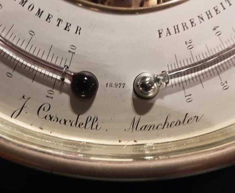 Fine Quality Skeletonised Marine Barometer - Image 4