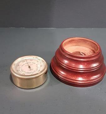 Victorian Pocket Barometer and Stand