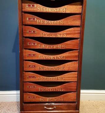 Superior Edwardian Estate File Cabinet