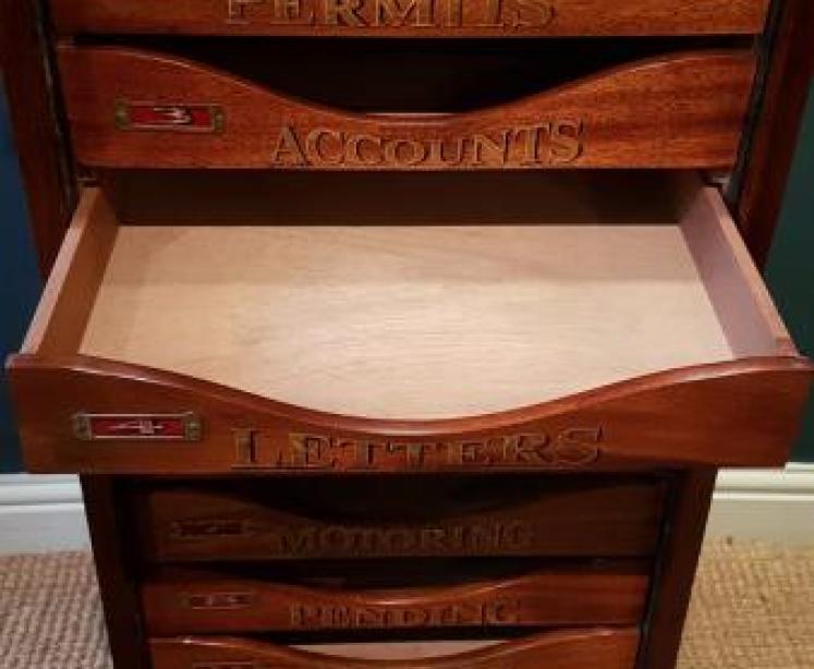 Superior Edwardian Estate File Cabinet - Image 4