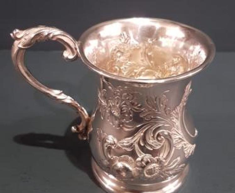 Victorian Silver Christening Mug - Image 2