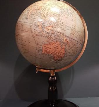 1940's Geographica Papier Mache 10" Globe 