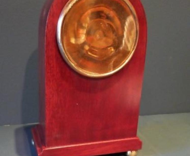 Late Victorian Sheraton Inlaid Desk Top Barometer - Image 6