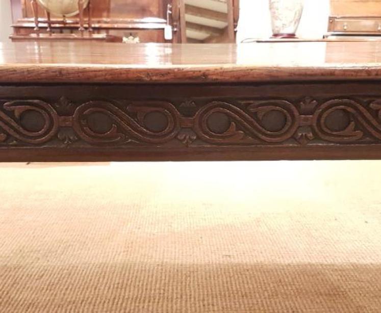 Large Period Oak Refectory Table  - Image 5