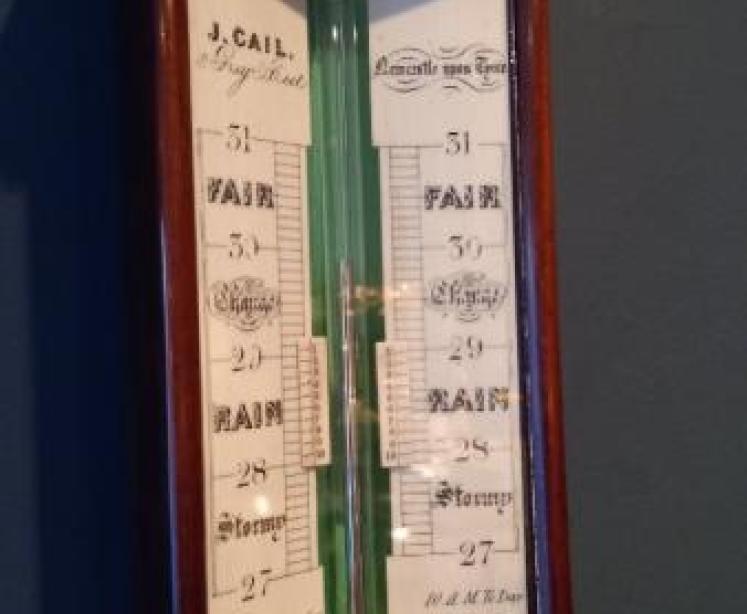 Early Victorian Rosewood Newcastle Stick Barometer - Image 2