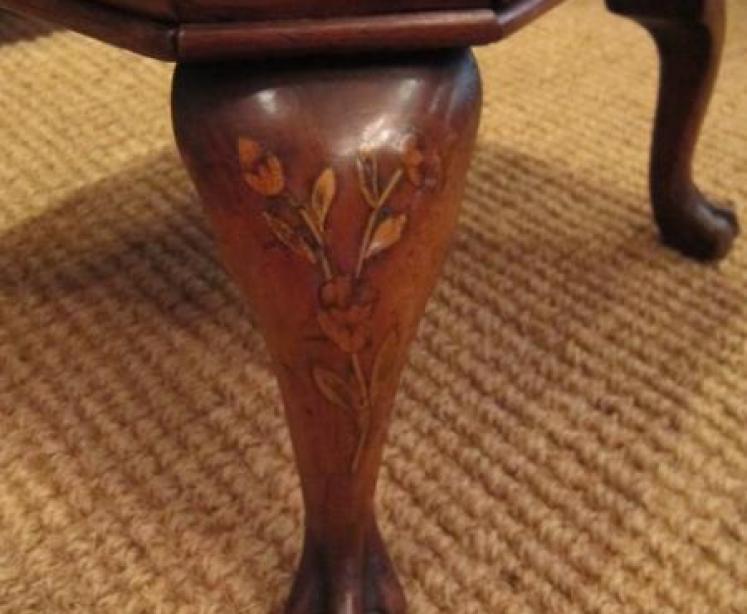 Superb 18th Century Walnut & Marquetry Wine Cooler - Image 5