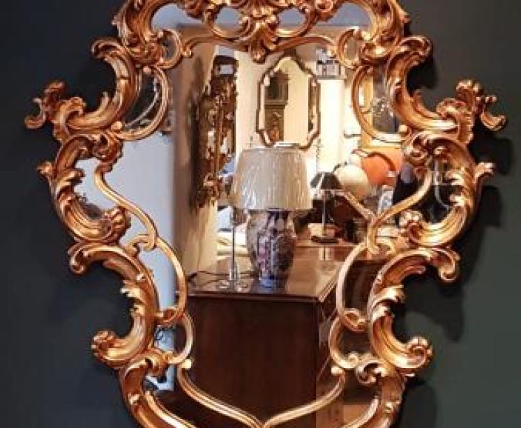 Superb Timber Gilt Mirror - Image 1