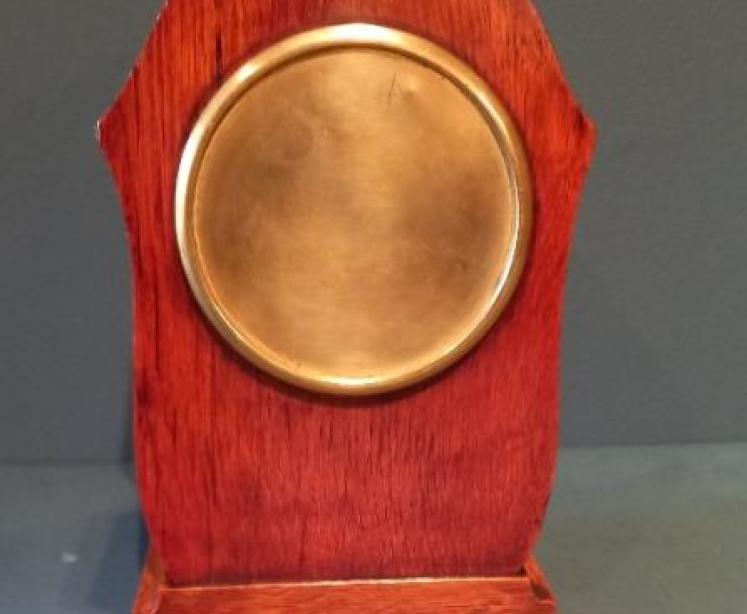 Antique Sheraton Inlaid Middlesborough Mantel Clock - Image 5