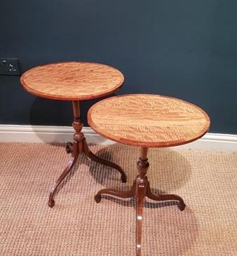 Matching Pair of Edwardian Wine Tables