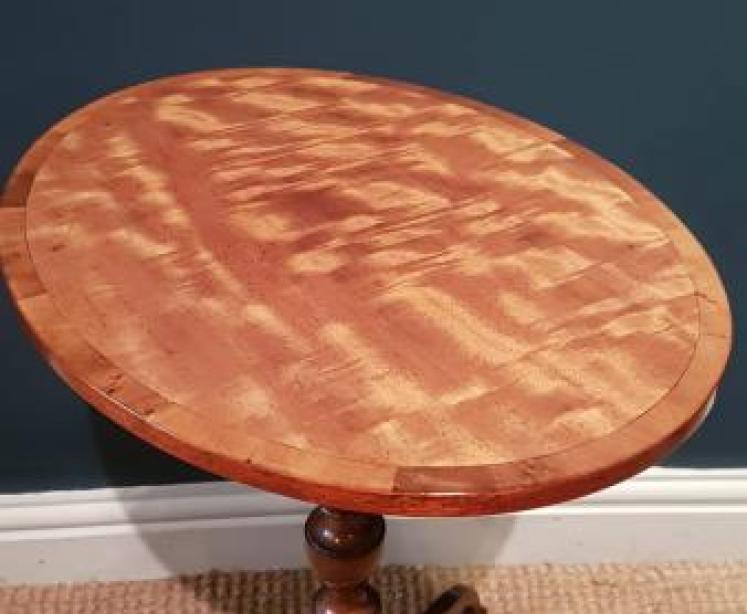 Matching Pair of Edwardian Wine Tables - Image 5
