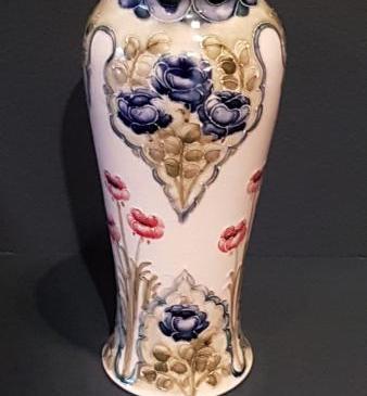 Superb McIntyre Moorcroft Poppies Vase