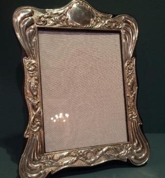 Large George V Chester Silver Photo Frame