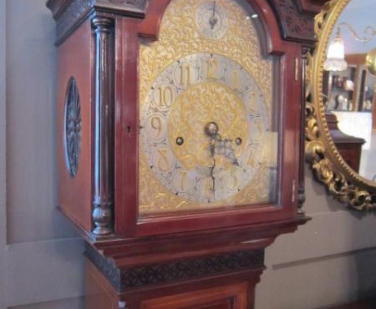 Outstanding Late 19th Century Inlaid Grandmother Clock - Image 5