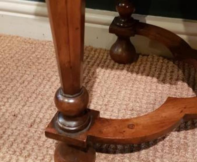 William and Mary Style Walnut Side Table - Image 4