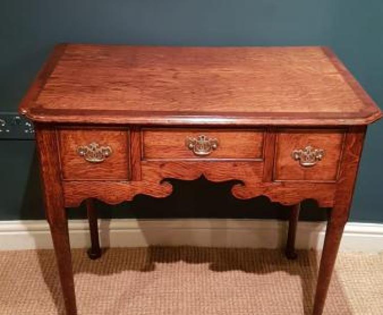 Quality George II Oak Low Boy - Image 1