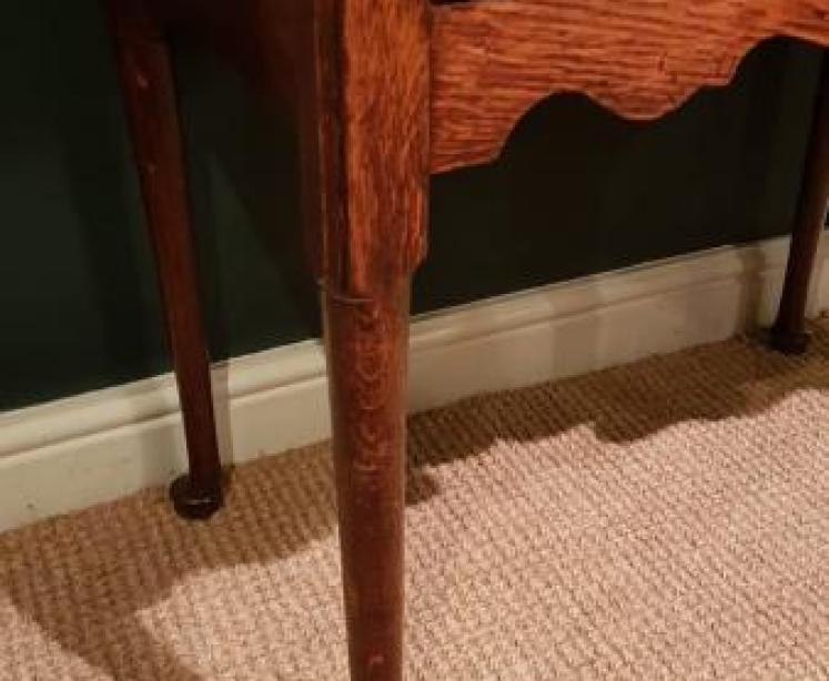 Quality George II Oak Low Boy - Image 5