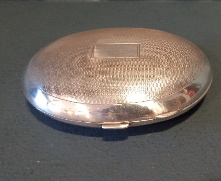 George V Period Silver Oval Pocket Snuff Box - Image 6