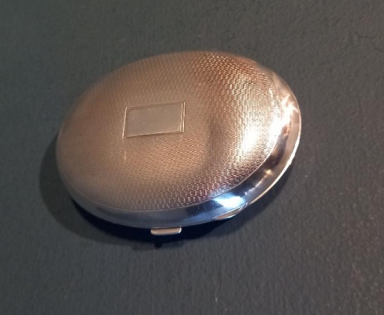 George V Period Silver Oval Pocket Snuff Box - Image 7