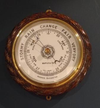 Victorian Maple & Co Ship's Barometer