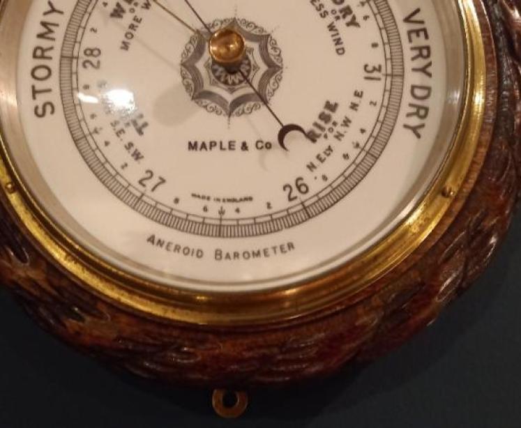 Victorian Maple & Co Ship's Barometer - Image 4