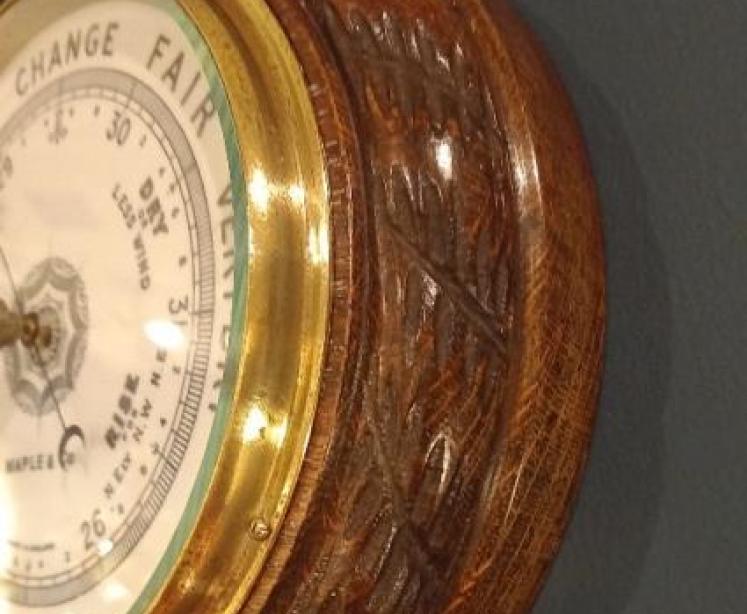 Victorian Maple & Co Ship's Barometer - Image 6
