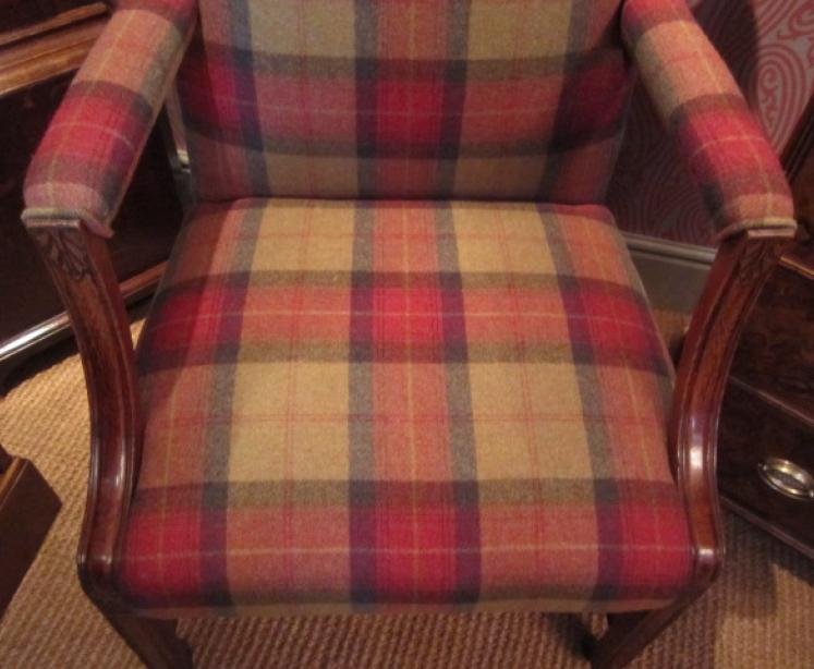 Top Quality Early Victorian Oak Gainsborough Armchair - Image 4