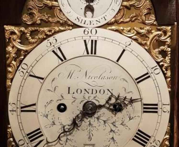 Fine Quality George III Double Fusse Bracket Clock - Image 4