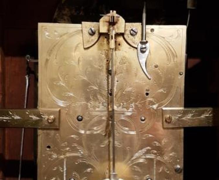 Fine Quality George III Double Fusse Bracket Clock - Image 5