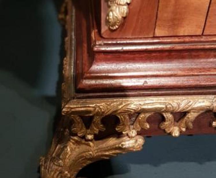 Fine Quality George III Double Fusse Bracket Clock - Image 6