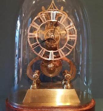 Victorian Single Fusee Skeleton Clock