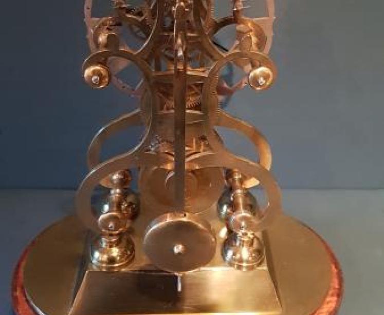 Victorian Single Fusee Skeleton Clock - Image 2