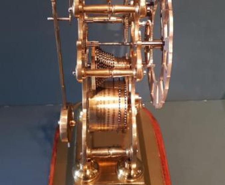 Victorian Single Fusee Skeleton Clock - Image 6