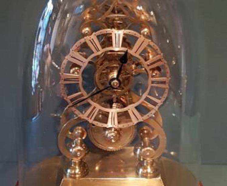 Victorian Single Fusee Skeleton Clock - Image 7