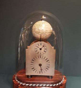 Rare Edwardian World Time Clock 