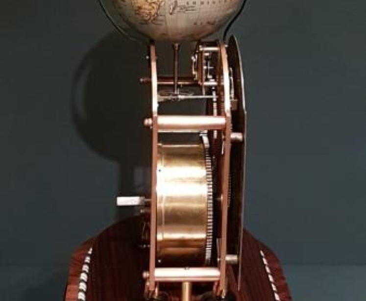 Rare Edwardian World Time Clock  - Image 6