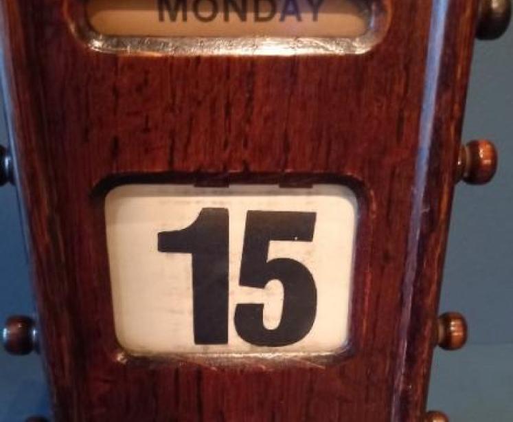 Late Victorian Perpetual Desk Calendar - Image 6