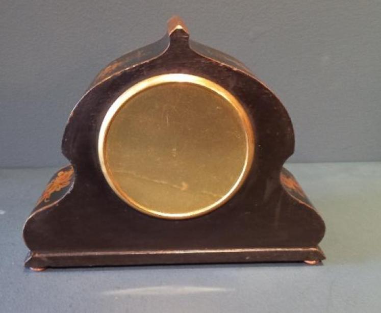 Antique Chinoiserie Oriental Mantel Clock - Image 6