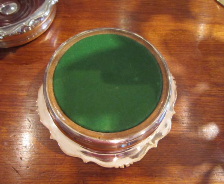 Large Pair of Early Victorian Silver Centre Wine Coasters - Image 4