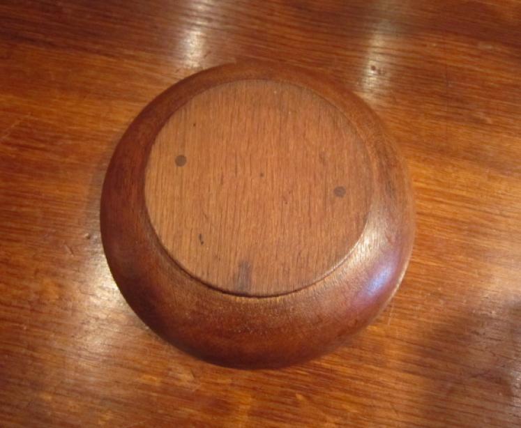 Early Mouseman Small Oak Bowl - Image 5