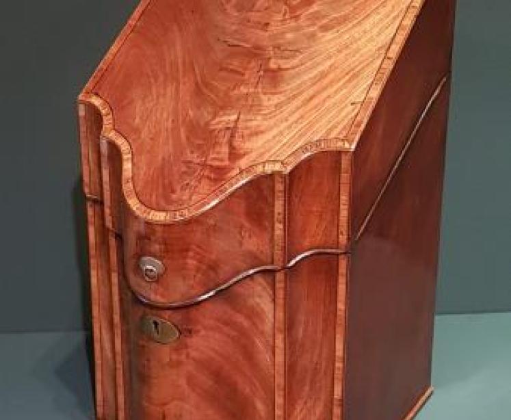 George III Mahogany Knife Box - Image 6