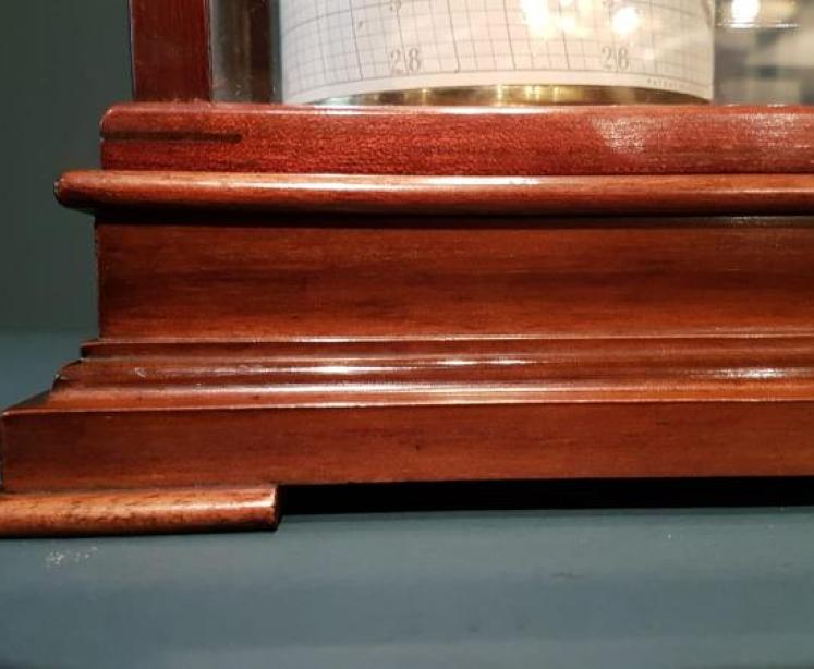 Small Edwardian Mahogany Barograph - Image 5