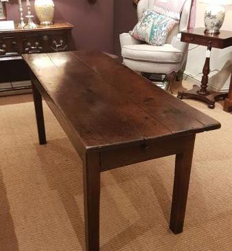 Superb George III Oak 6 Seater Table
